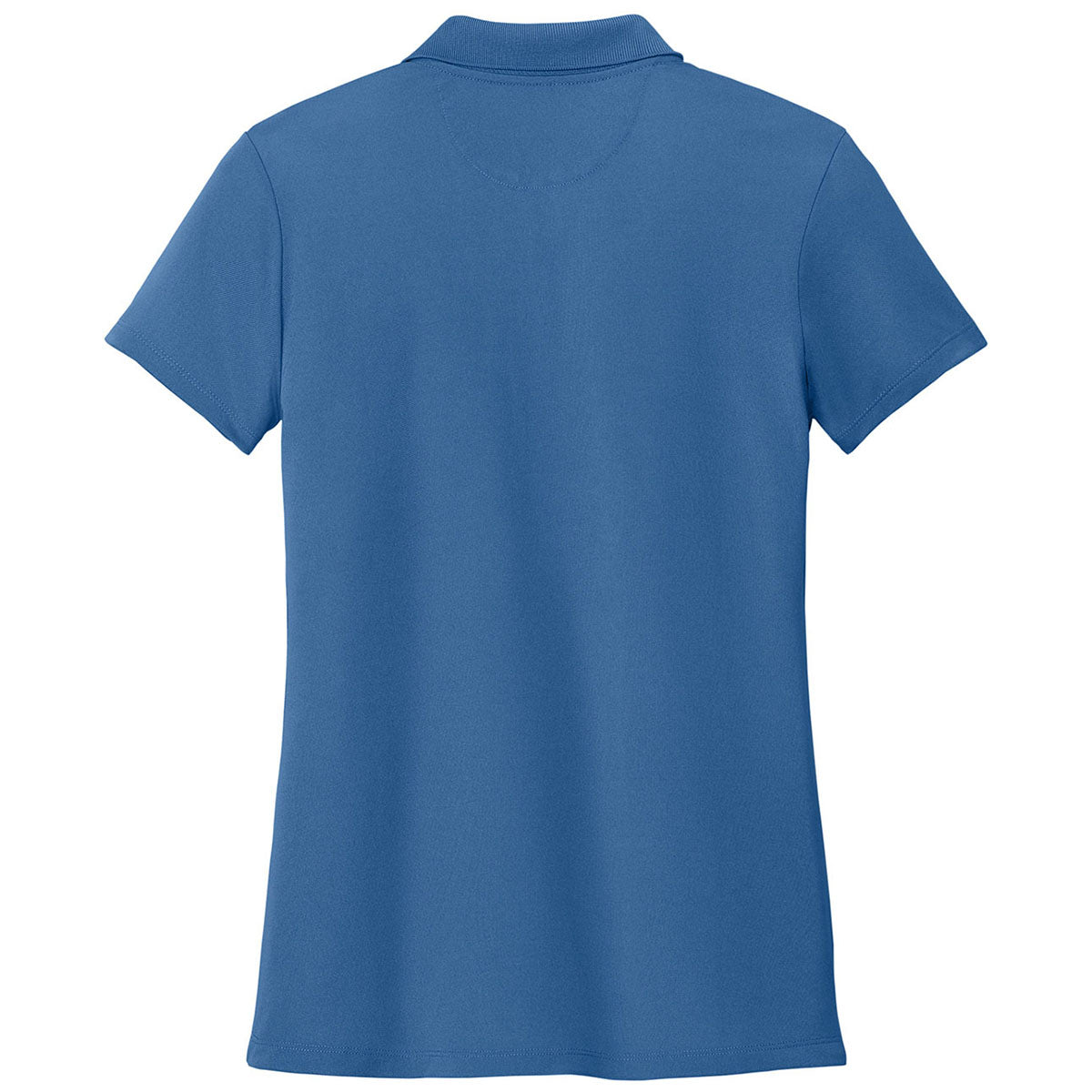 Brooks Brothers Women's Charter Blue Mesh Pique Performance Polo