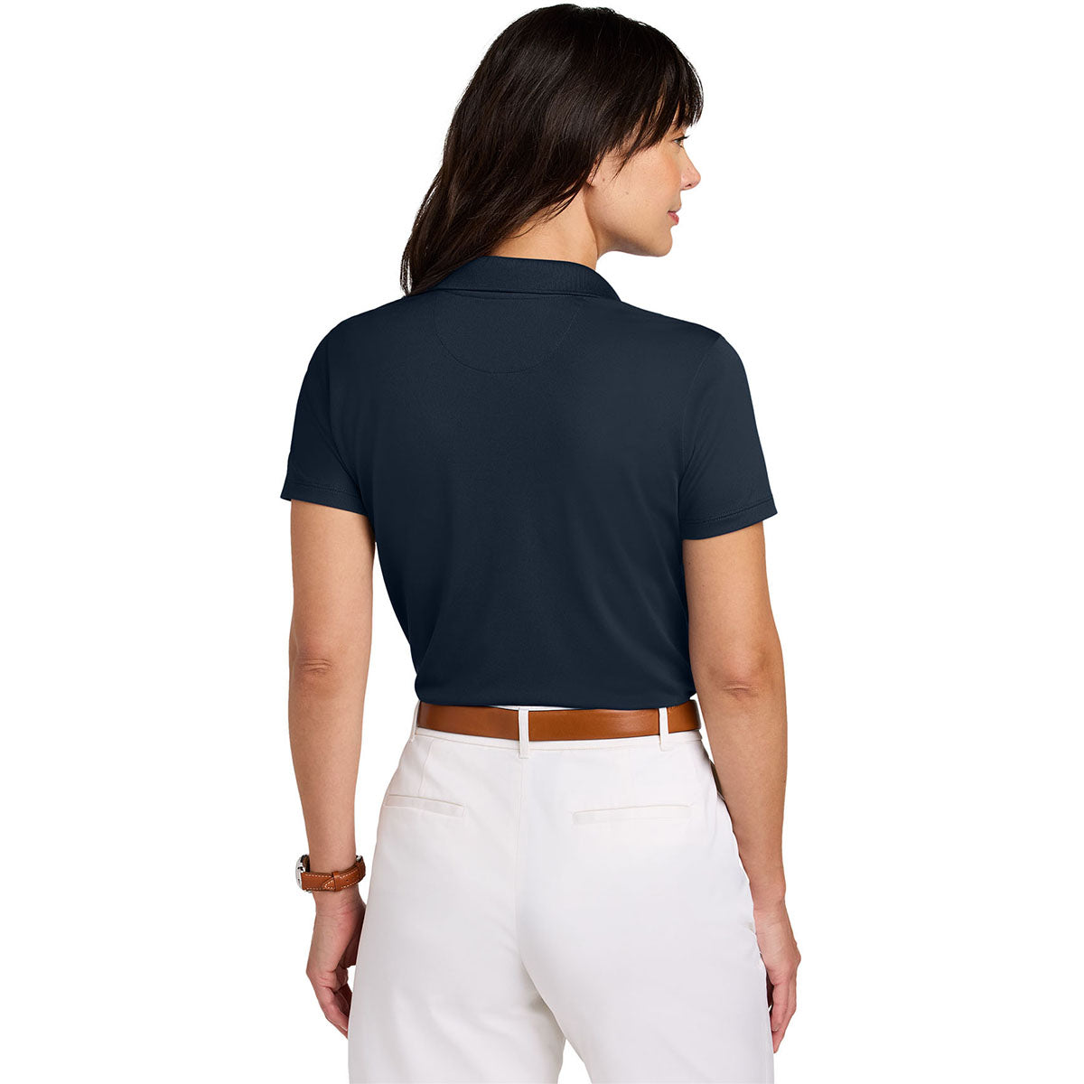 Brooks Brothers Women's Navy Blazer Mesh Pique Performance Polo