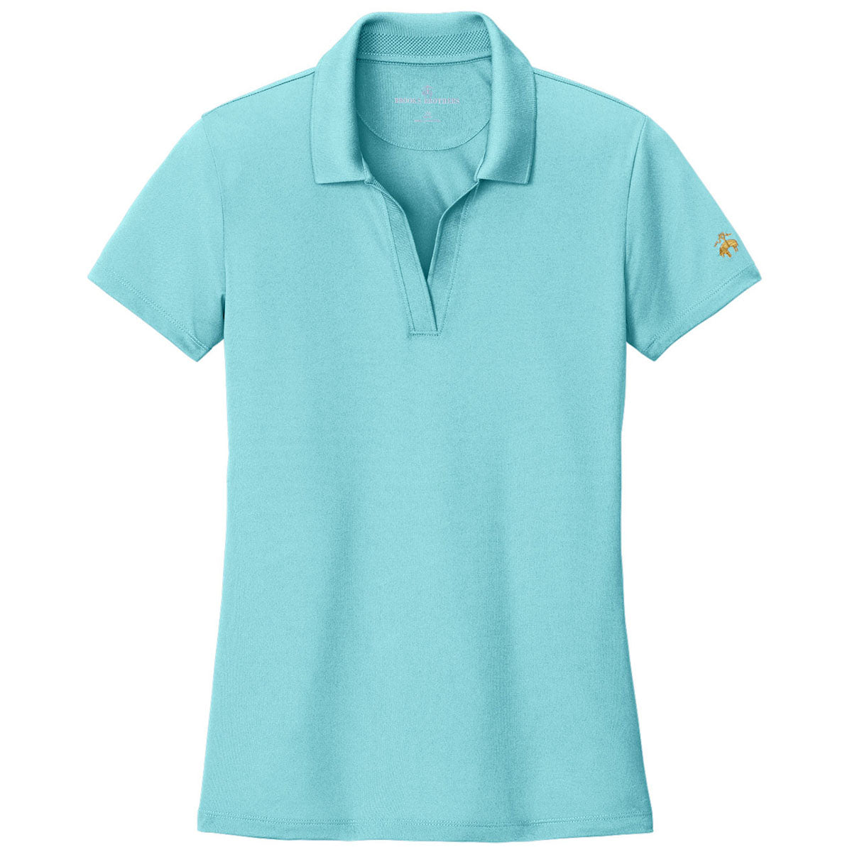 Brooks Brothers Women's Soft Mint Mesh Pique Performance Polo