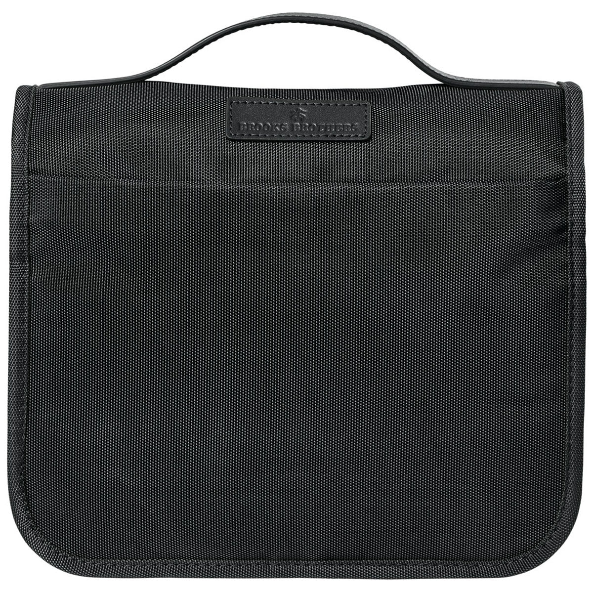 Brooks Brothers Deep Black Oxford Small Travel Bag