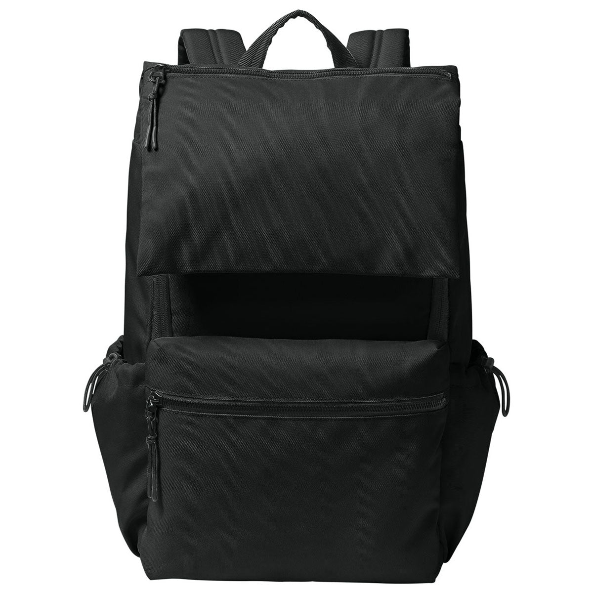 Port Authority Deep Black Matte Oxford Backpack