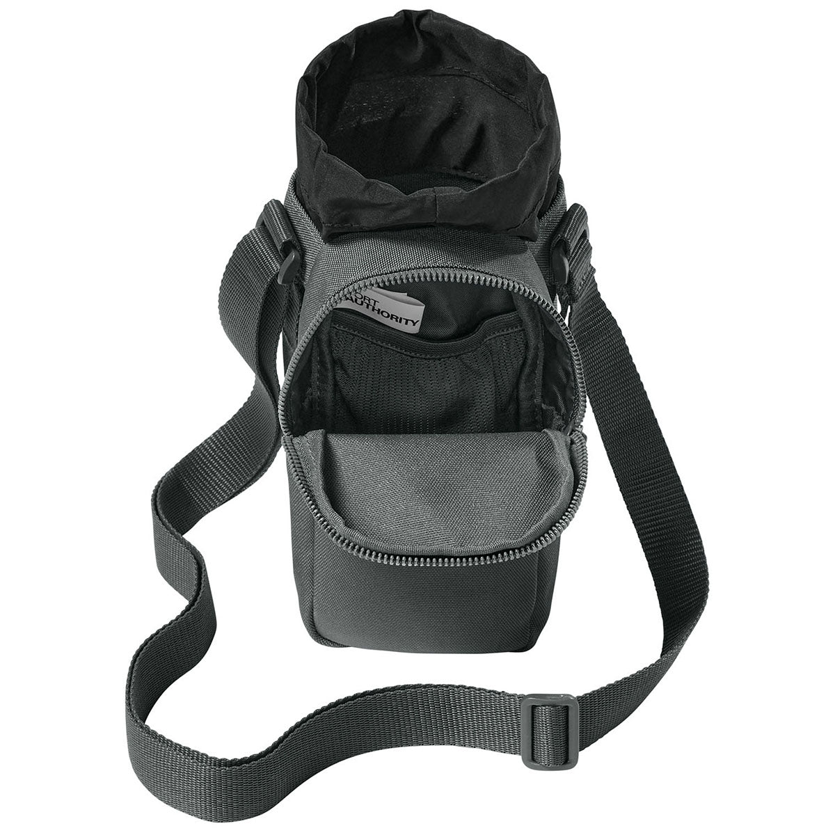Port Authority Storm Grey Matte Oxford Hydration Crossbody