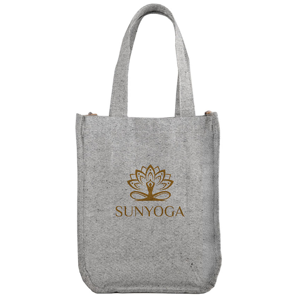 Beacon Heathered Grey-Brown Quetico 10oz Cotton & Jute Fashion Tote