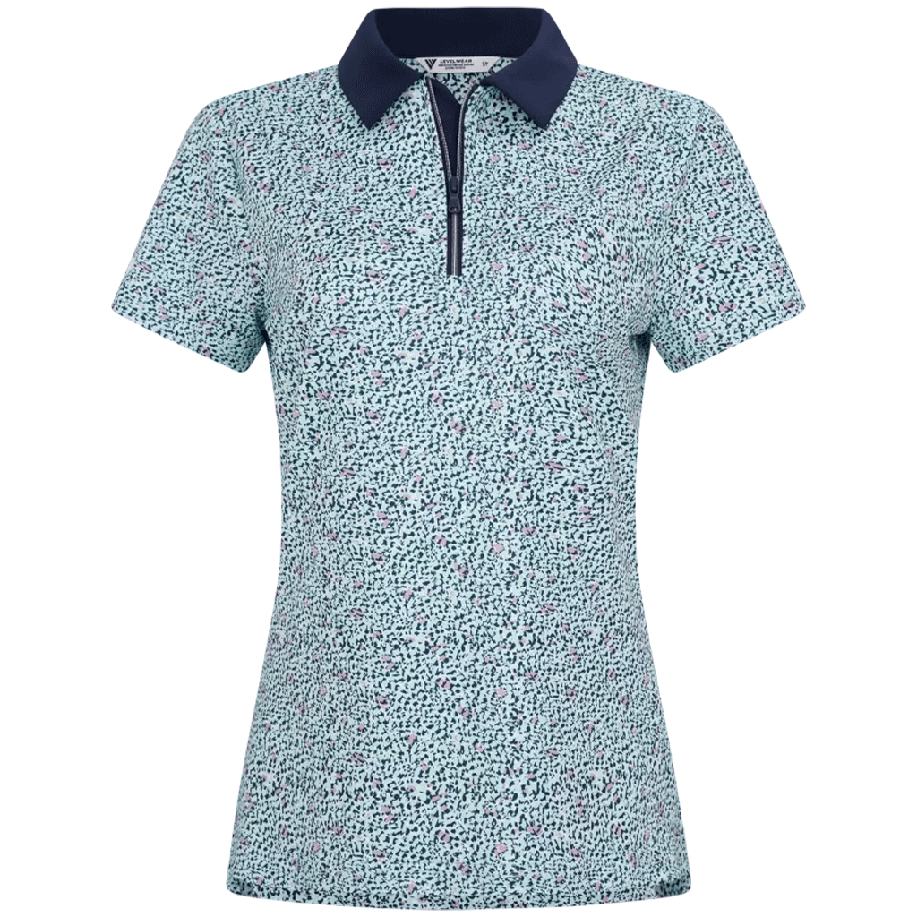 Levelwear Women's Plume/Navy Terra Polo