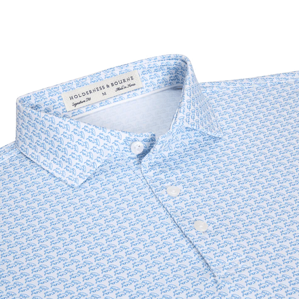 Holderness & Bourne Men's Maidstone Blue The Berkeley Shirt