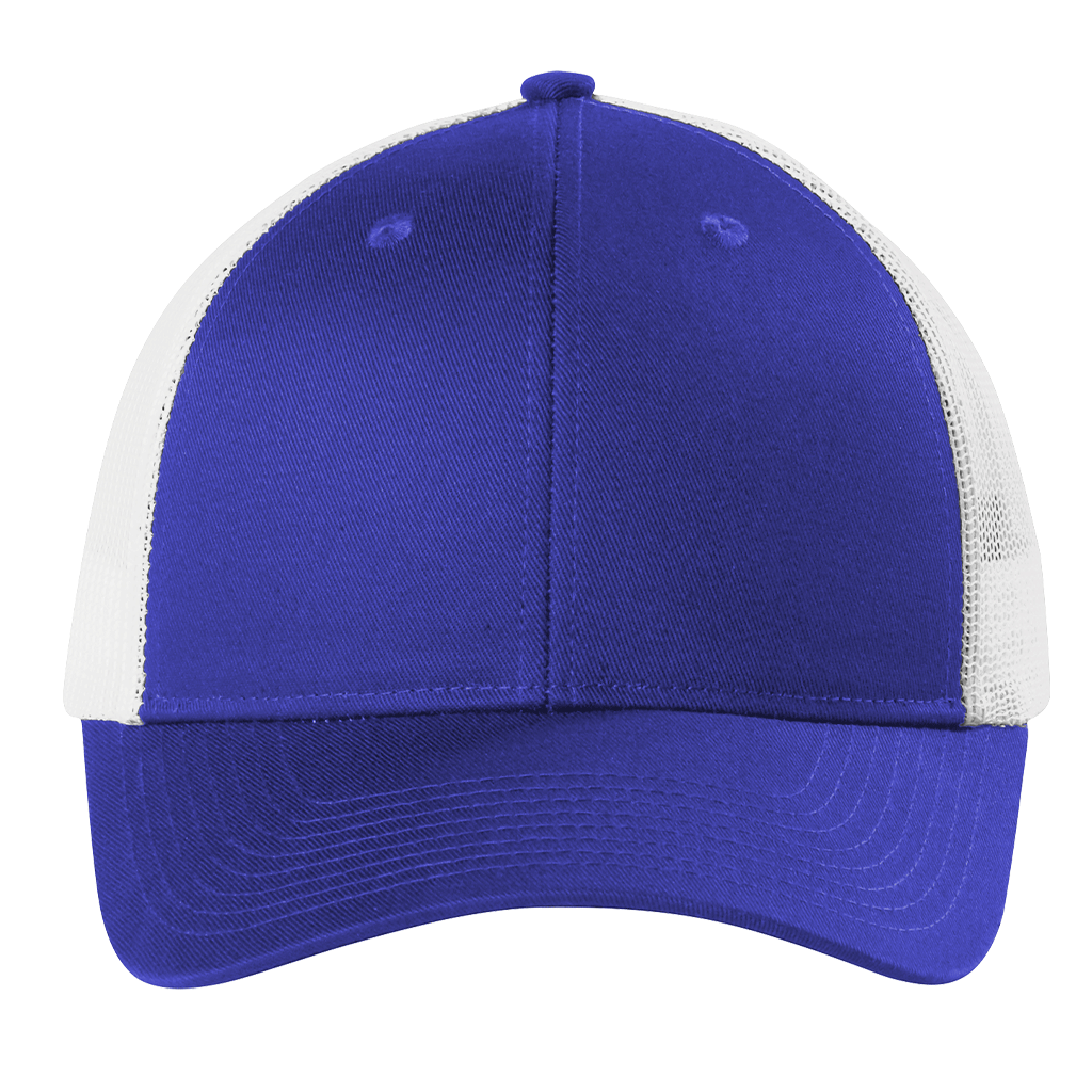 Port Authority Patriot Blue/White Low-Profile Snapback Trucker Cap