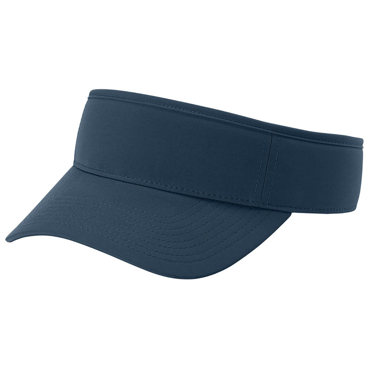 Port Authority River Blue Navy Poly Visor