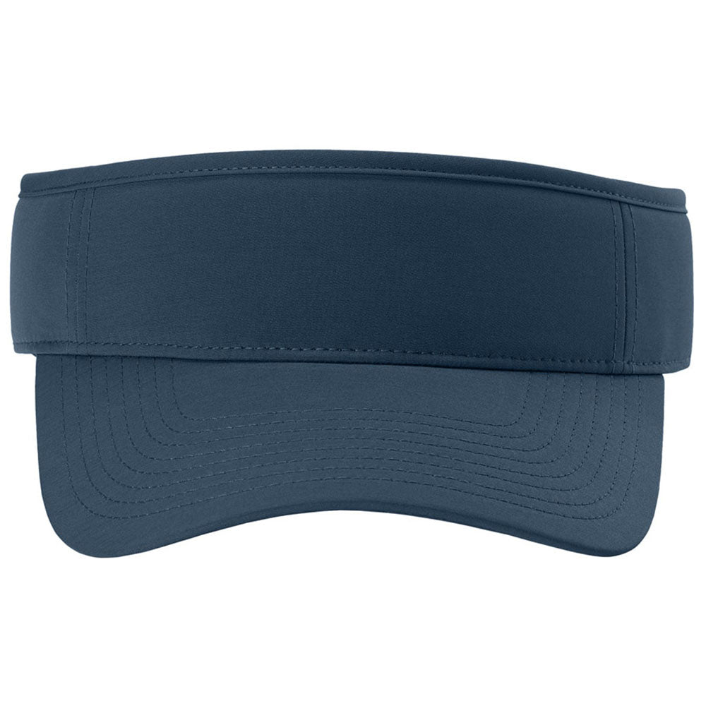 Port Authority River Blue Navy Poly Visor