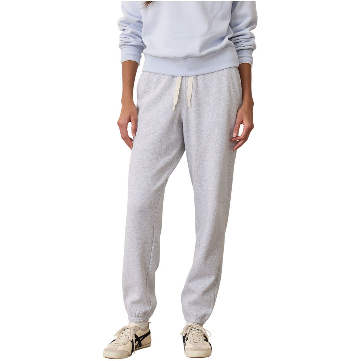 Marine Layer Women's Heather Grey Cloud 9 Fleece Sweatpant