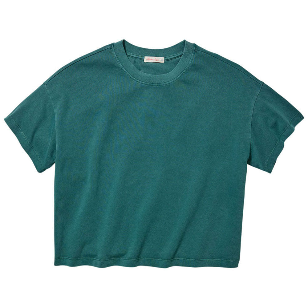 Marine Layer Women's Rain Forest Luxe Sueded Tee