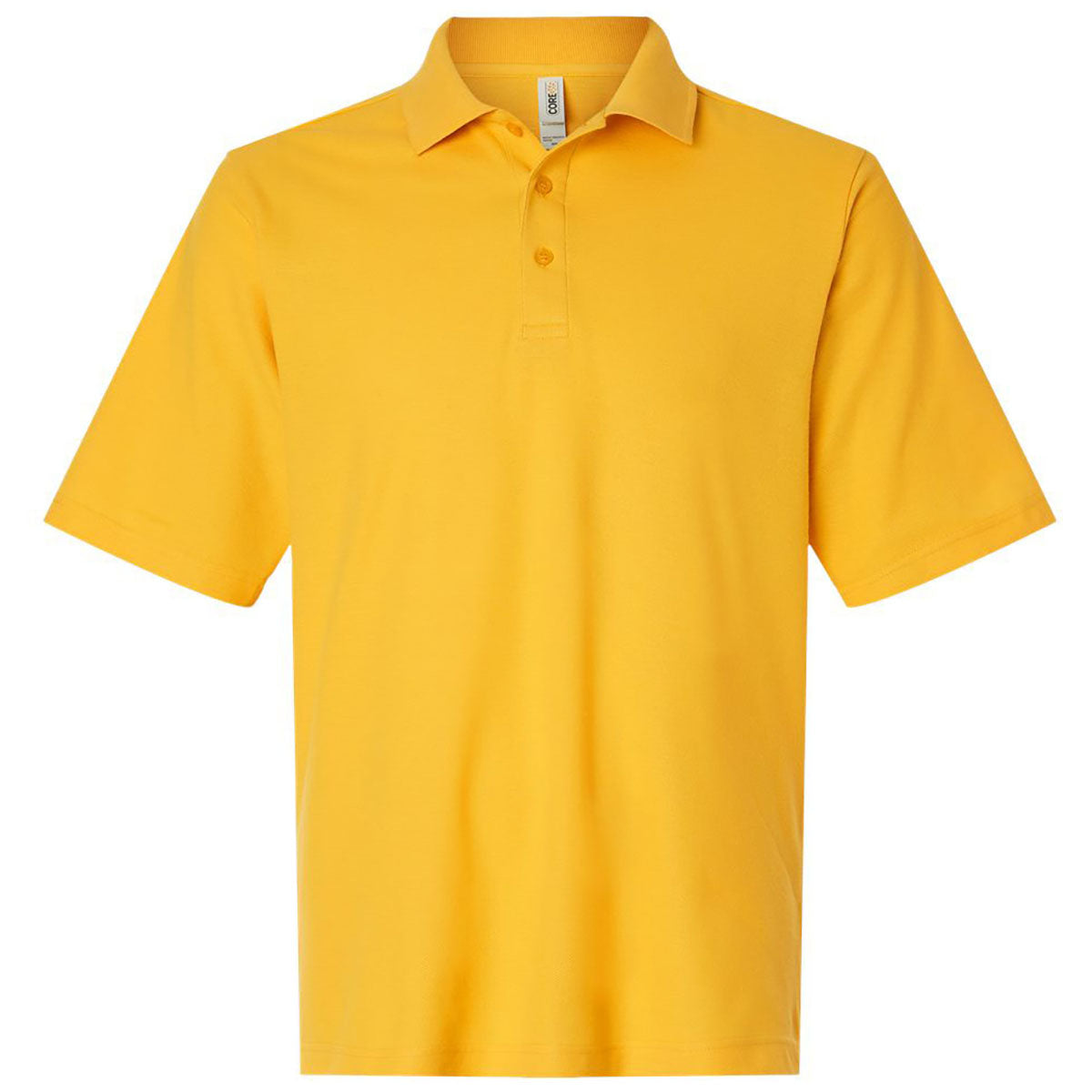 Core 365 Men's Campus Gold Resolve CVC Performance Pique Polo