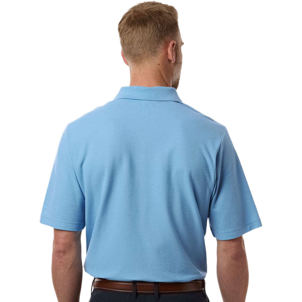 Core 365 Men's Columbia Blue Resolve CVC Performance Pique Polo