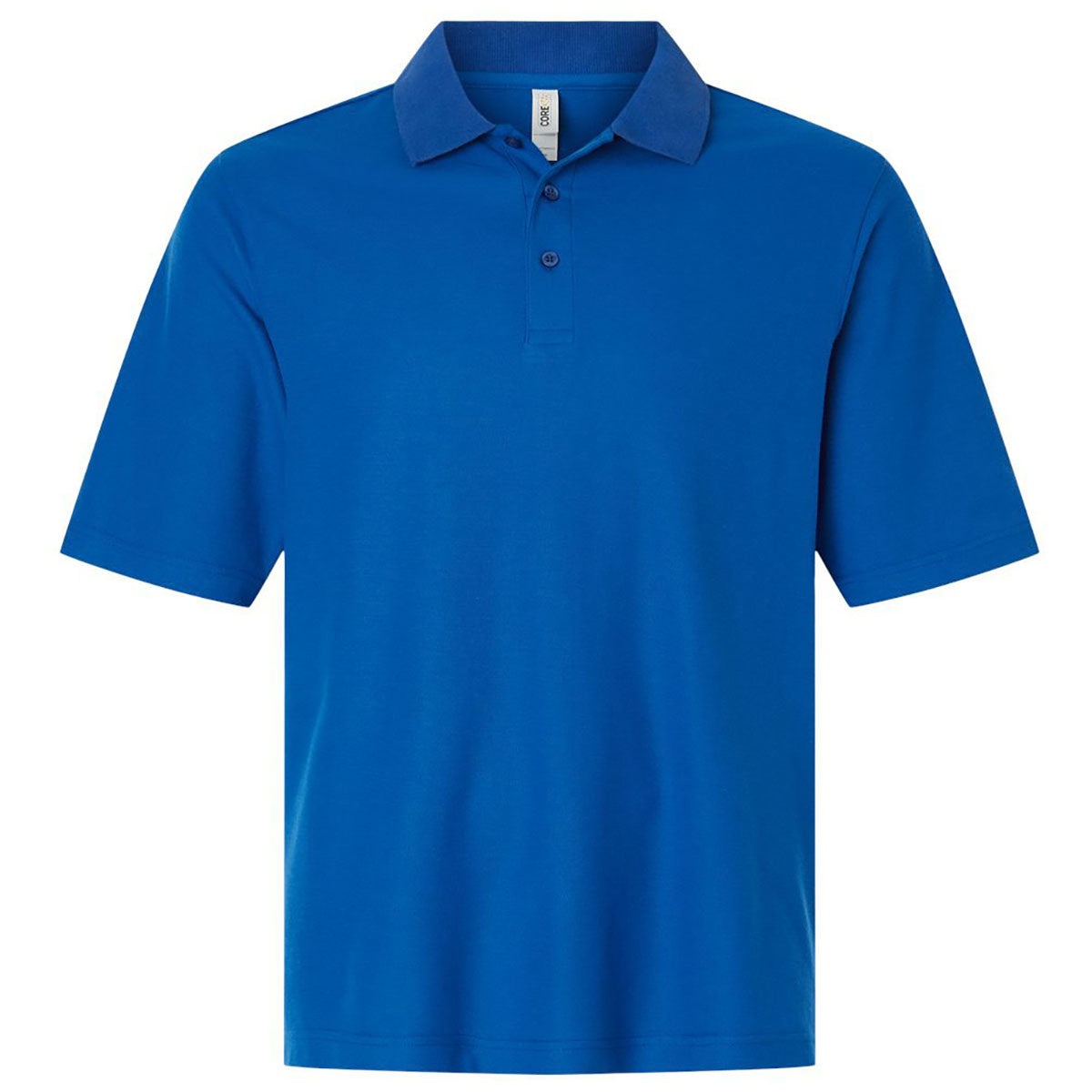Core 365 Men's True Royal Tall Resolve CVC Performance Pique Polo