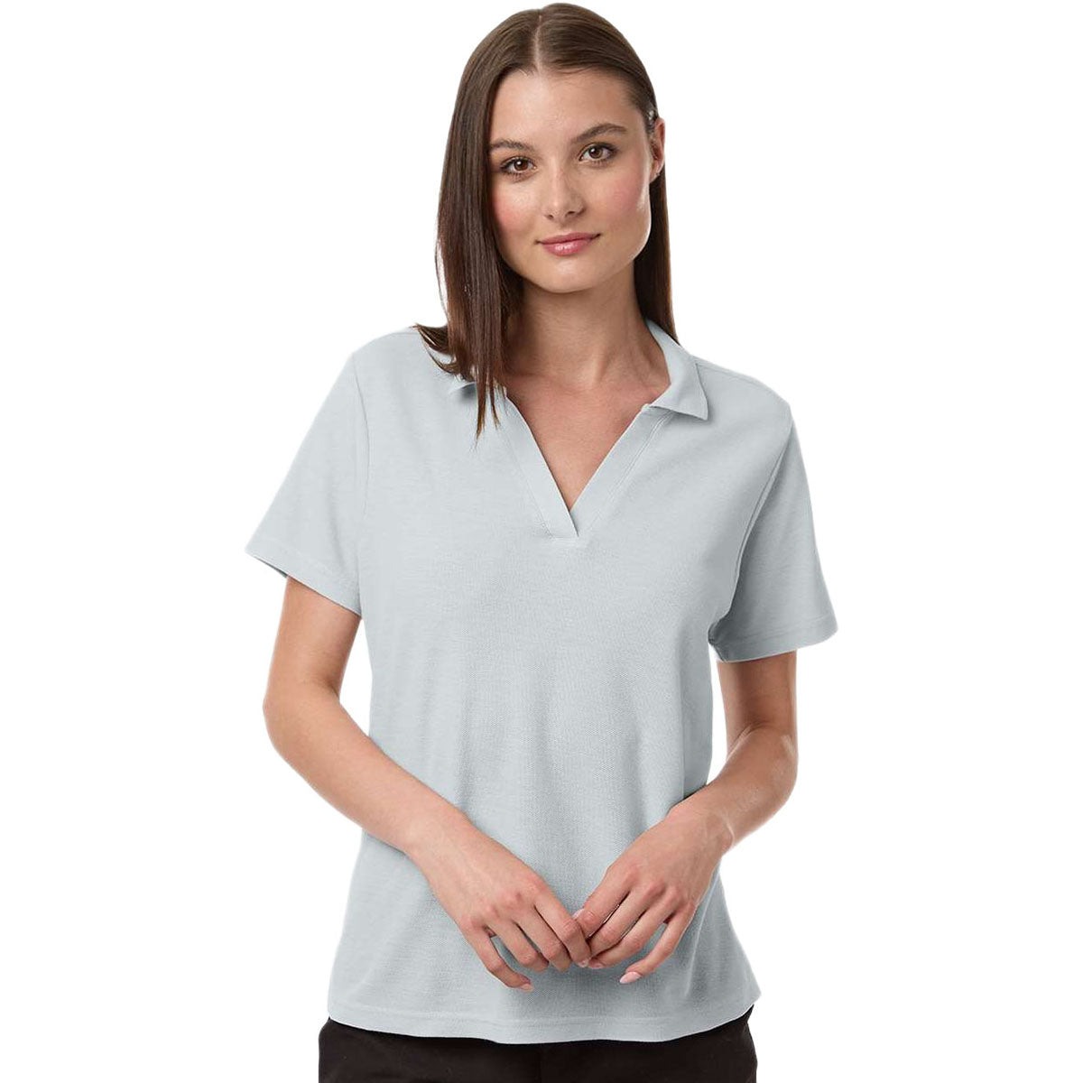 Core 365 Women's Platinum Resolve CVC Performance Pique Polo