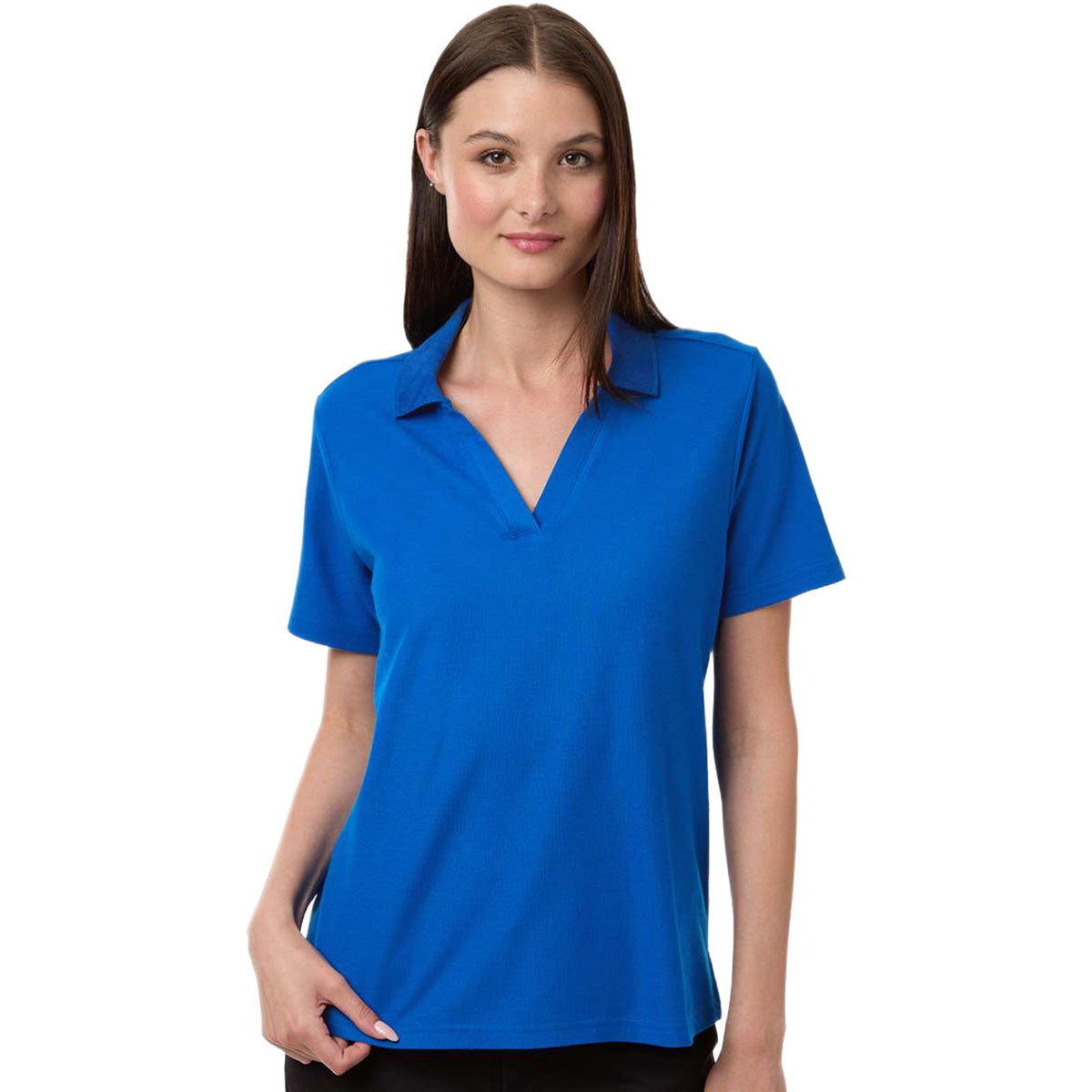 Core 365 Women's True Royal Resolve CVC Performance Pique Polo