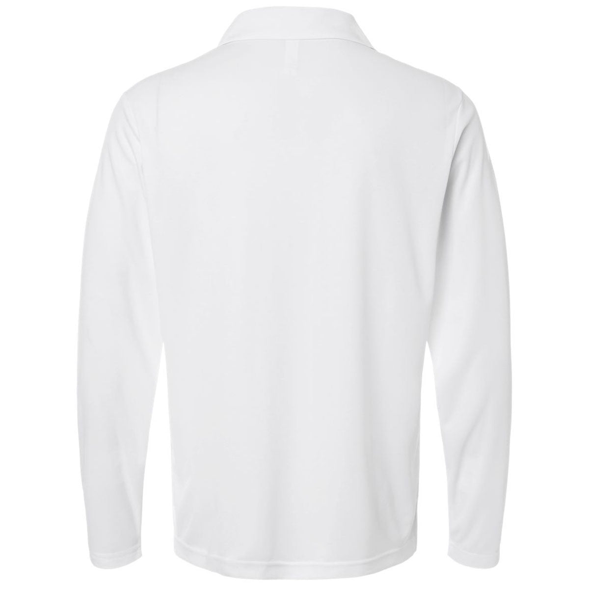 Core 365 Men's White Nova Performance Long Sleeve Pique Polo