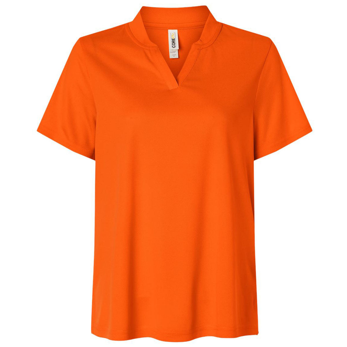 Core 365 Women's Campus Orange Nova Performance Pique Polo