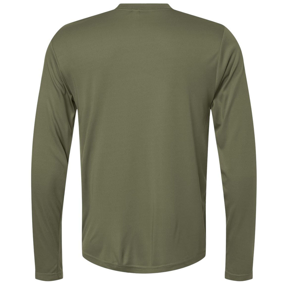 Core 365 Unisex Military Green Capital Long Sleeve Performance T-Shirt