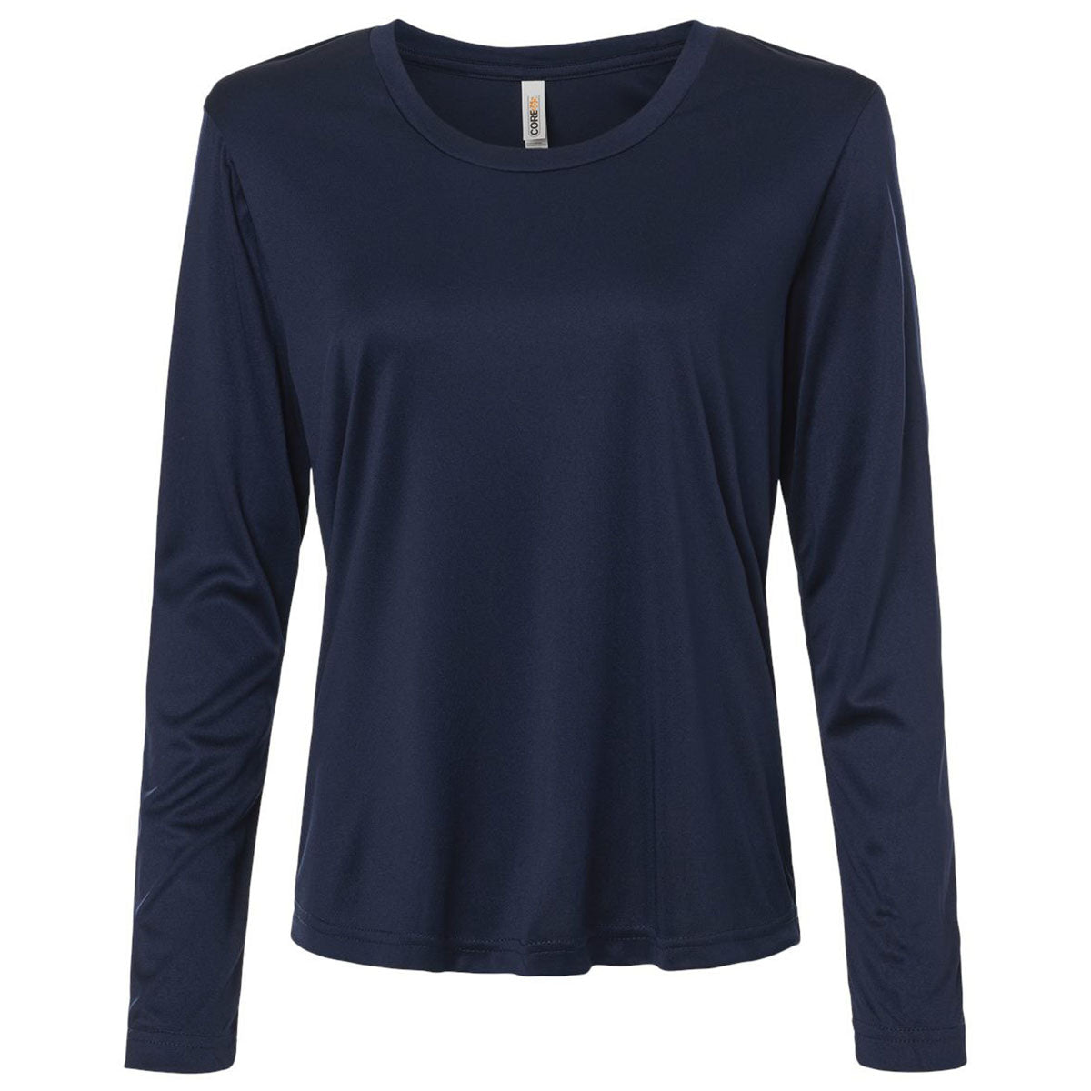 Core 365 Women's Classic Navy Capital Performance Long Sleeve T-Shirt