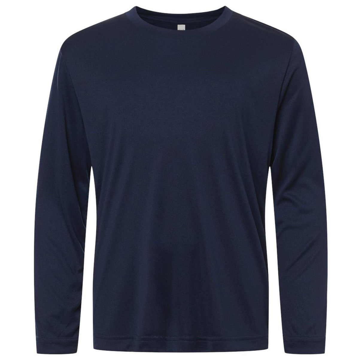Core 365 Youth Classic Navy Capital Performance Long Sleeve T-Shirt