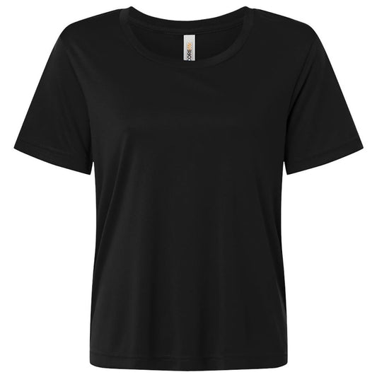 Core 365 Women's Black Capital Performance T-Shirt