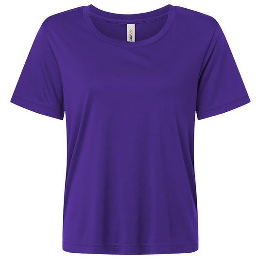 Core 365 Women's Campus Purple Capital Performance T-Shirt