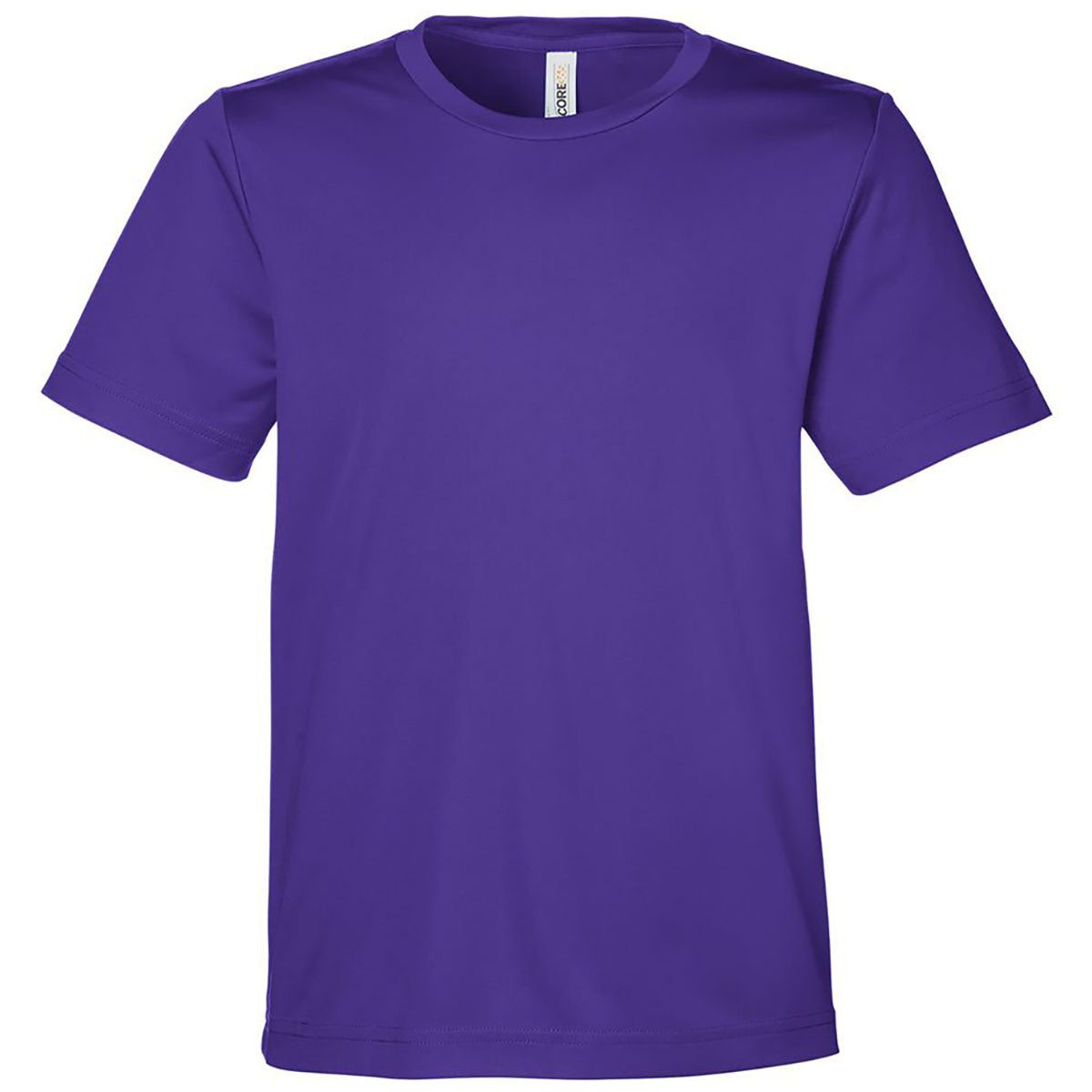 Core 365 Youth Campus Purple Capital Performance T-Shirt