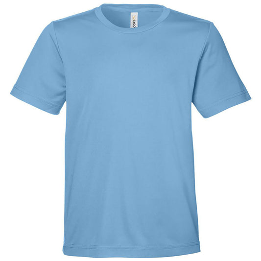 Core 365 Youth Columbia Blue Capital Performance T-Shirt
