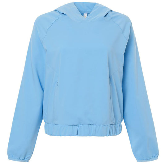 Core 365 Women's Columbia Blue UltraUVP Shoreline Long Sleeve Hooded Pullover