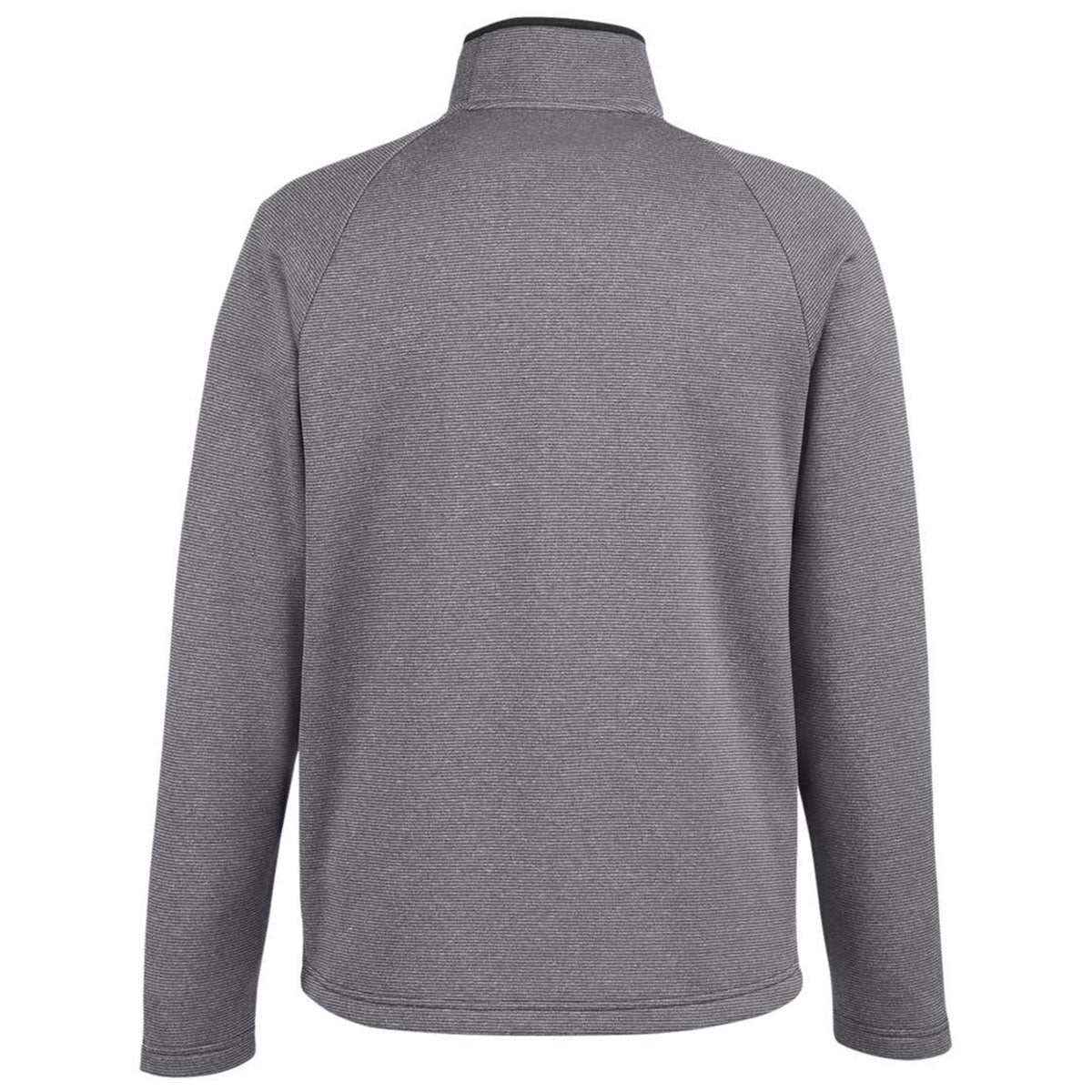 Core 365 Men's Black/White Venture Heathered Stripe Full-Zip