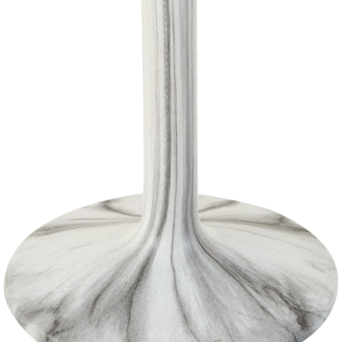 Snowfox White 8 oz. Double Wall Steel Stemmed Martini Glass