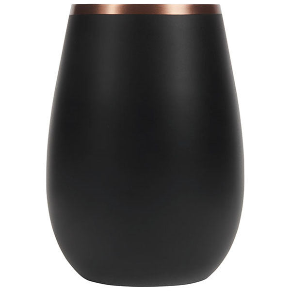 Snowfox Black 12 oz. Vacuum Insulated Grand Pinot Wine Glass