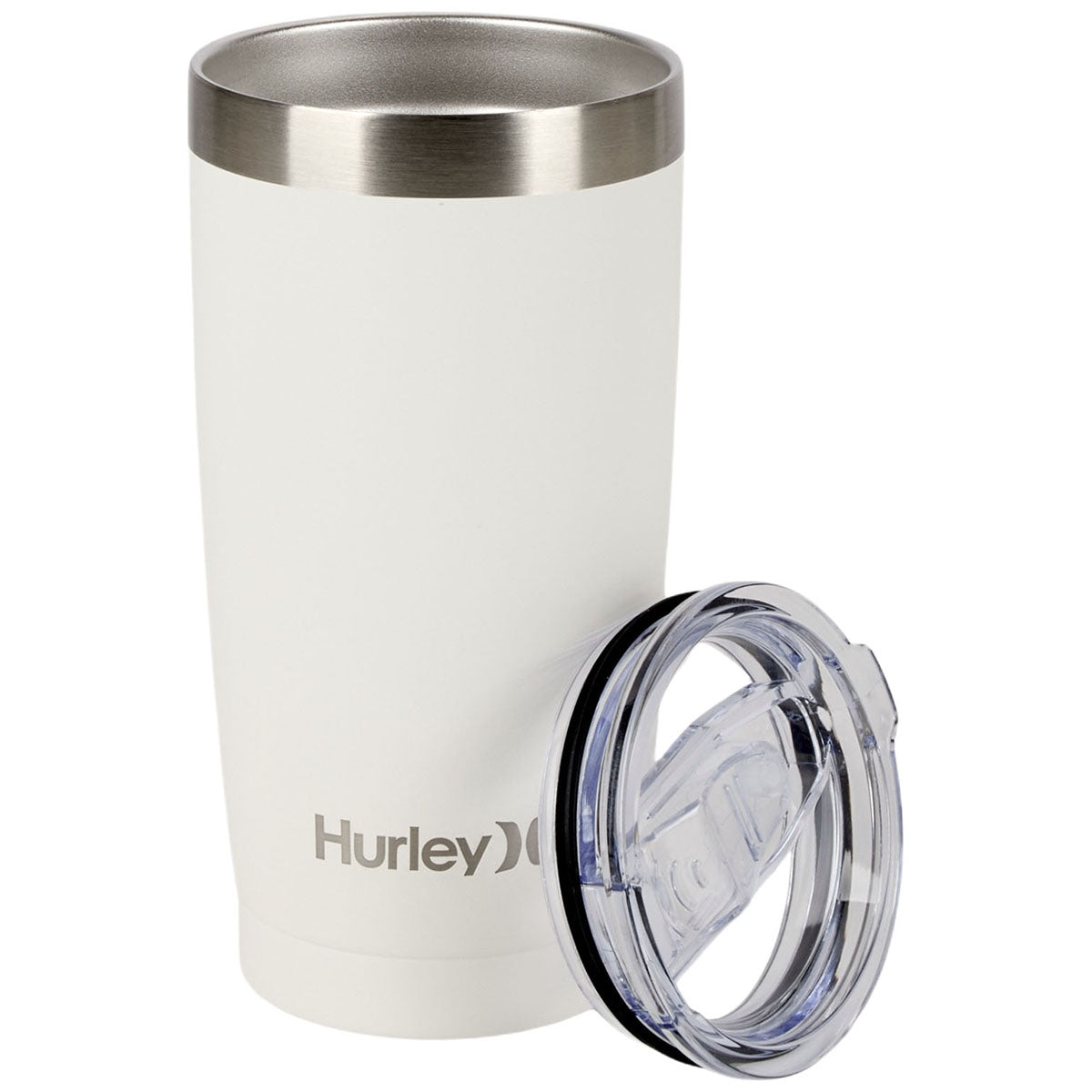 Hurley White 20 oz. Double Wall Stainless Steel Travel Tumbler