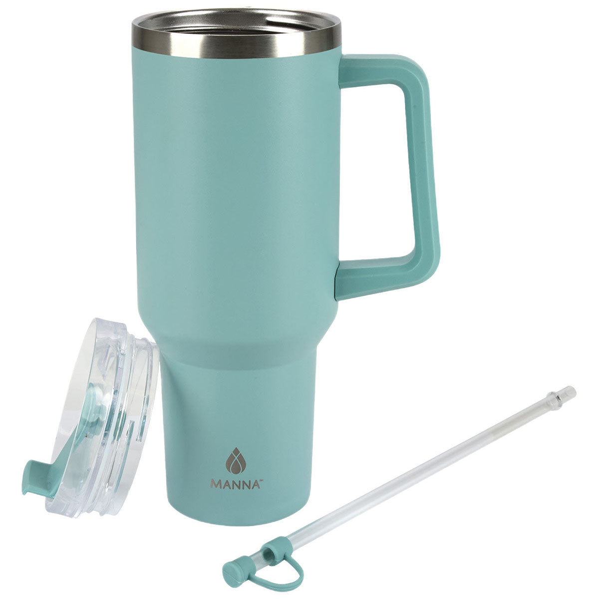 Manna Aqua Atlas 40 oz. Double Wall Stainless Steel Travel Tumbler