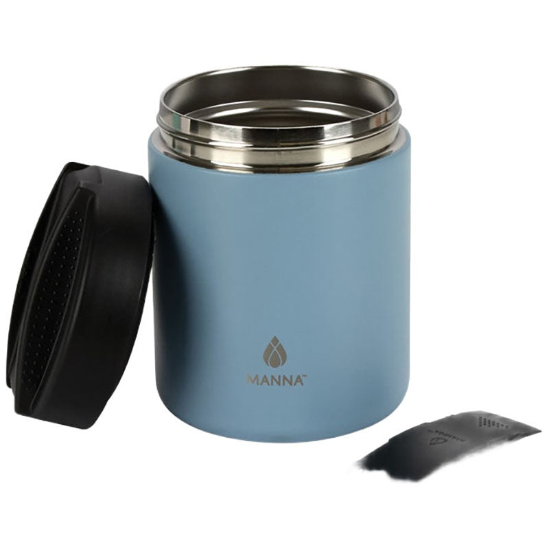 Manna Light Blue Nomad 16 oz. Double Wall Stainless Food Jar