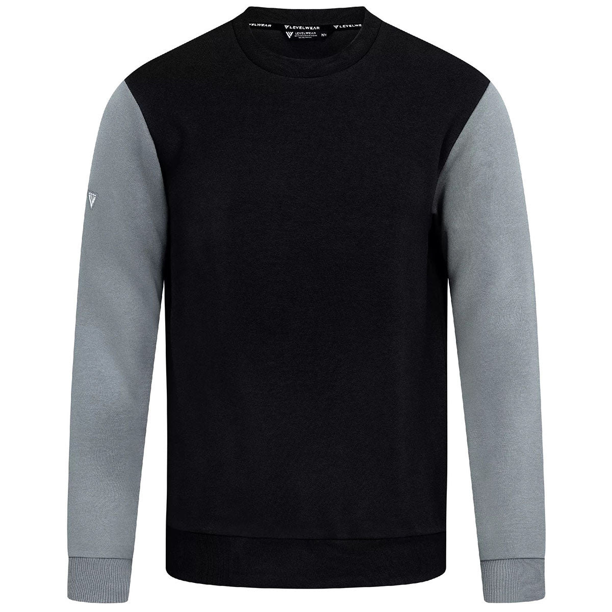 Levelwear Men's Black/Pebble Ultimate Crew