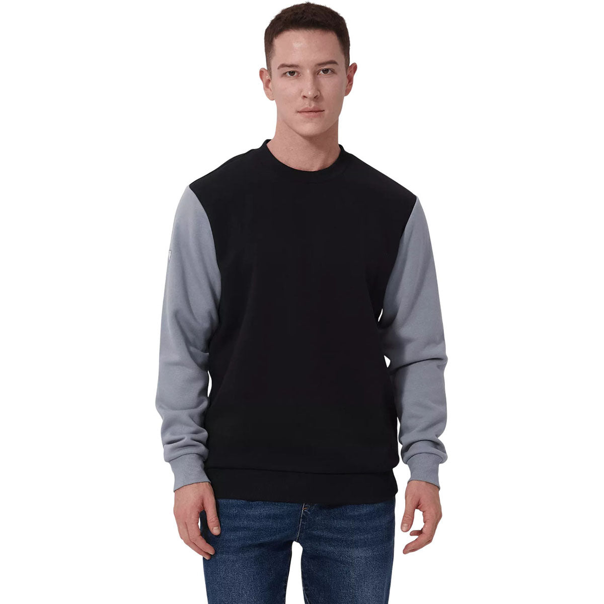Levelwear Men's Black/Pebble Ultimate Crew