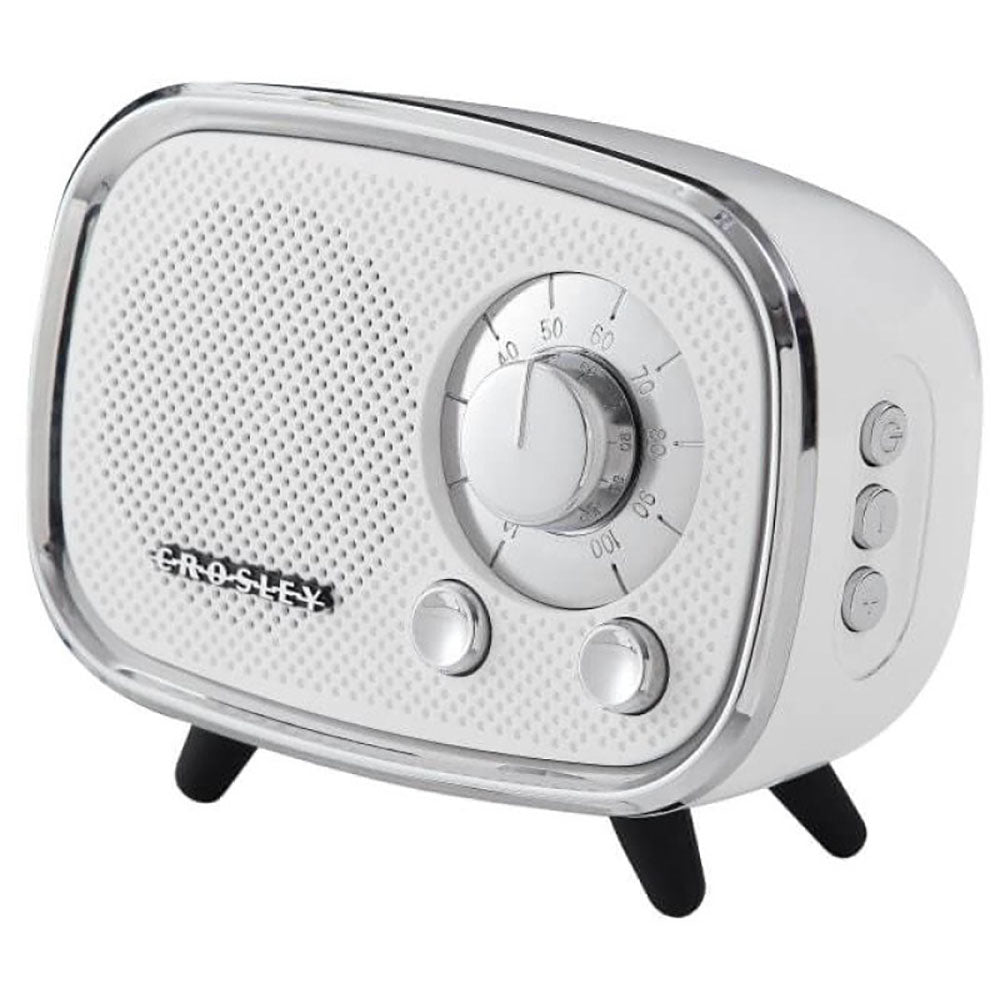 Crosley White Rondo Bluetooth Speaker
