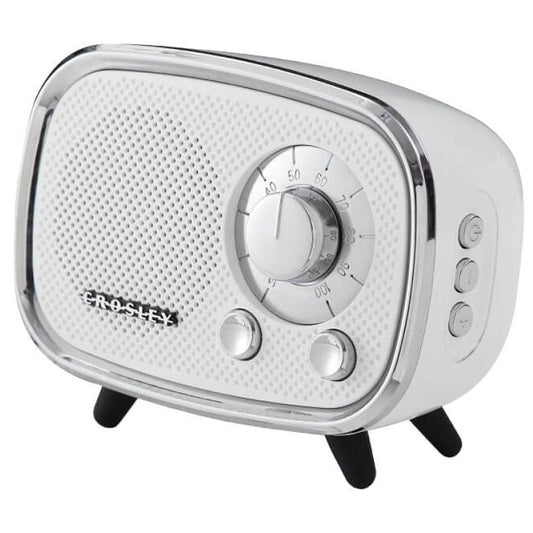 Crosley White Rondo Bluetooth Speaker