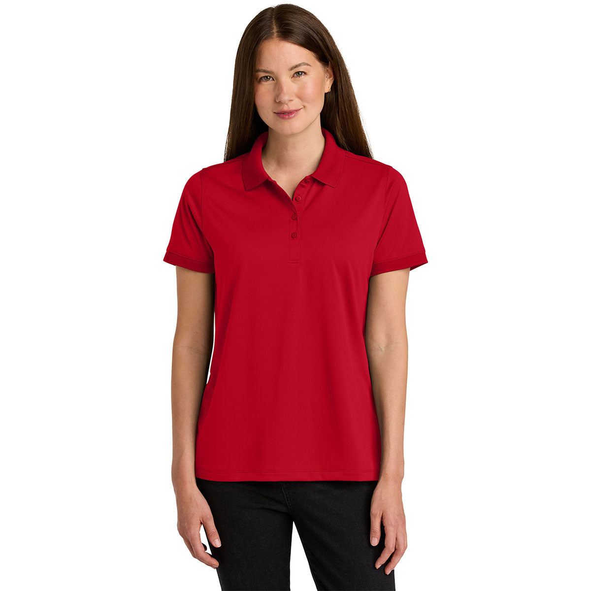 CornerStone Women's Red Workwear Pro Polo