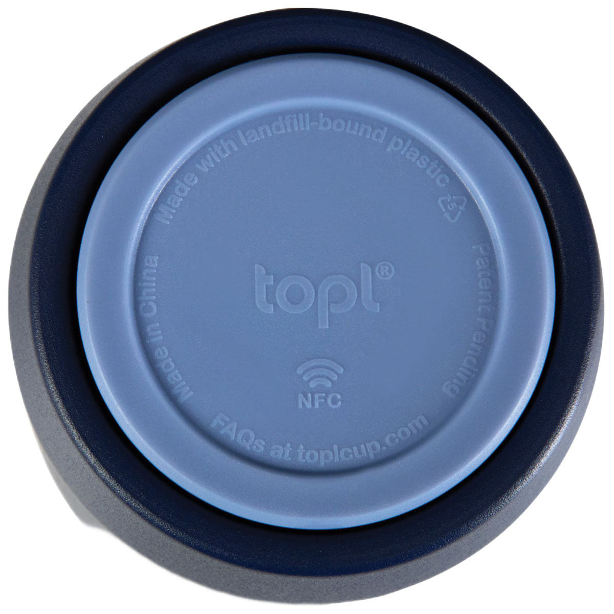 TOPL Navy 16 oz. Double Wall, Recycled Stainless Steel 360° Tumbler