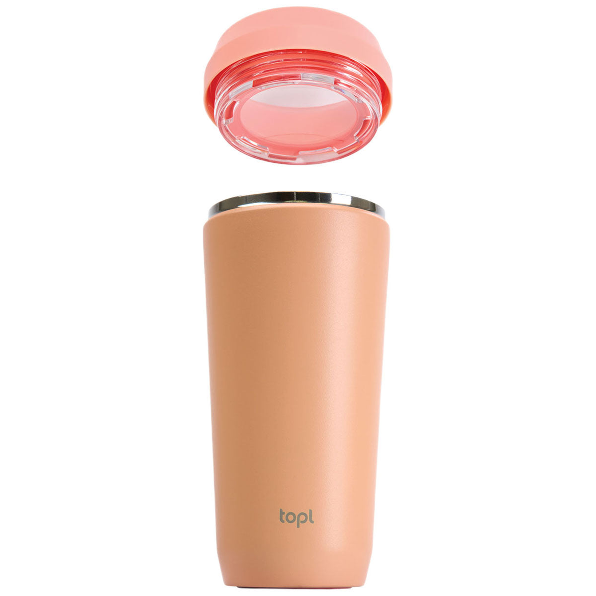 TOPL Orange 16 oz. Double Wall, Recycled Stainless Steel 360° Tumbler