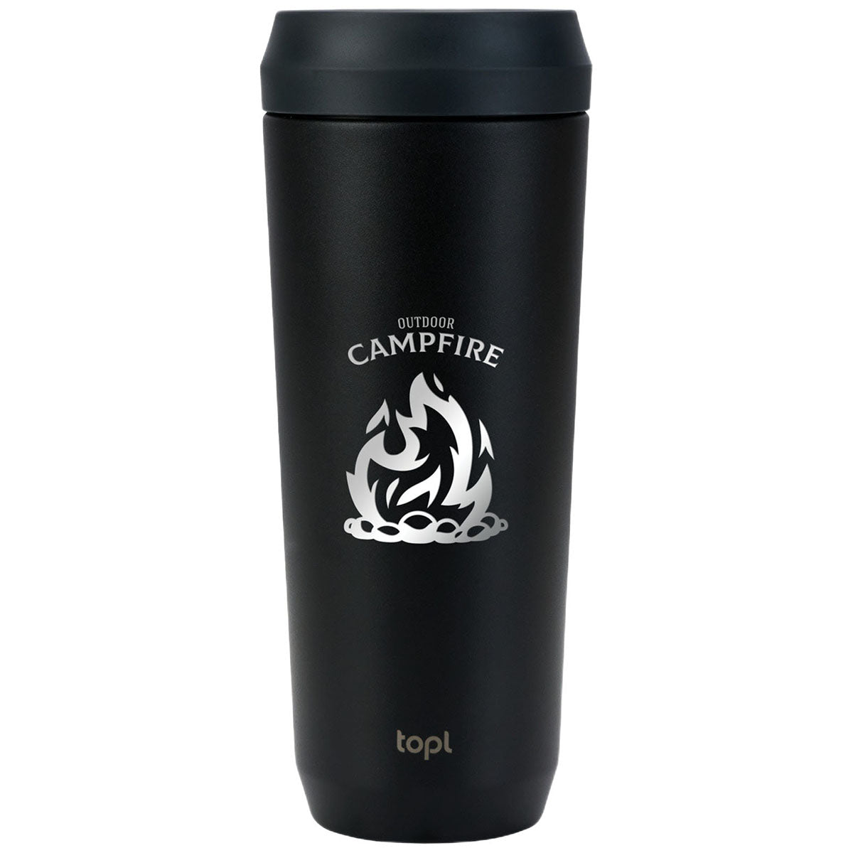 TOPL Black 20 oz. Double Wall, Recycled Stainless Steel 360° Tumbler