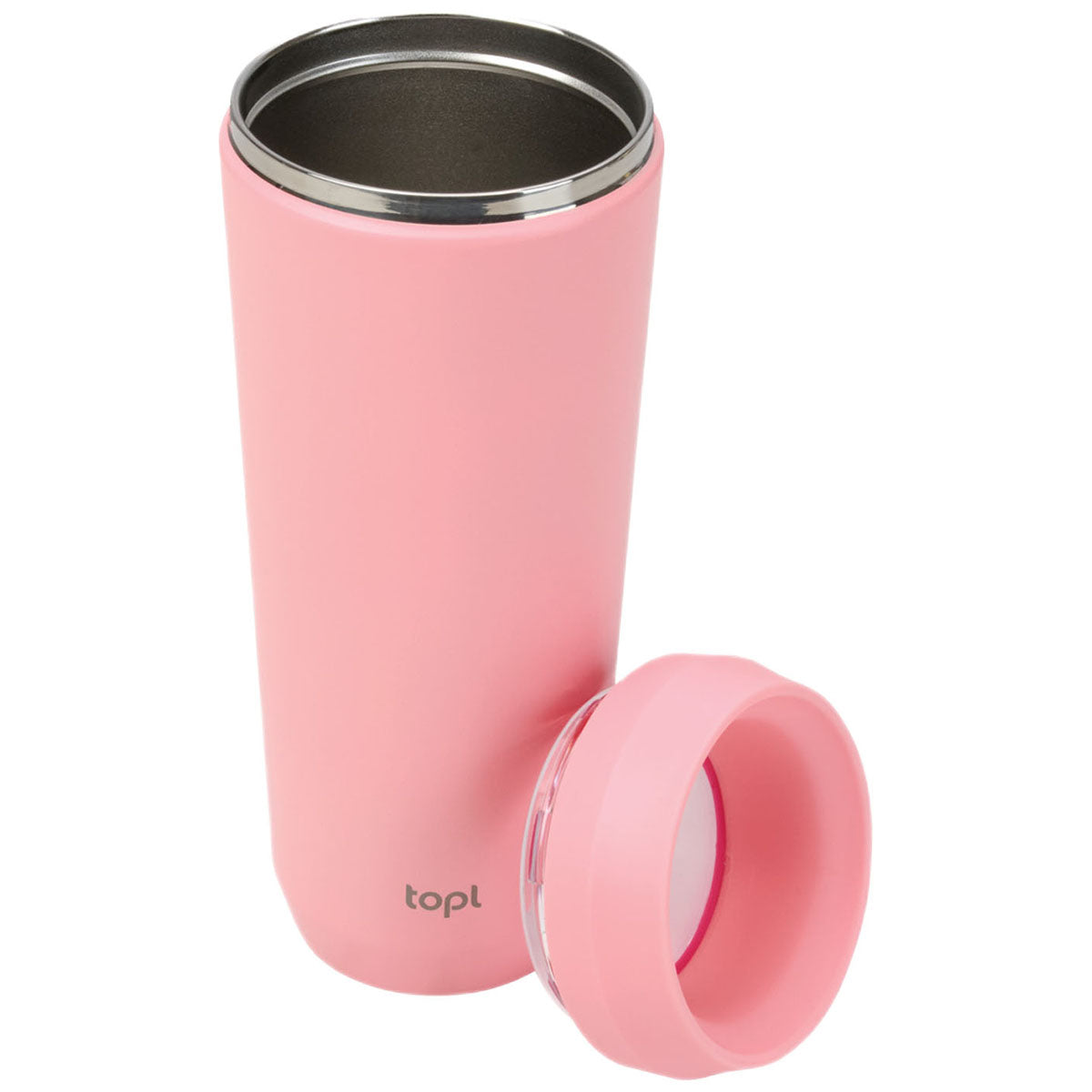 TOPL Pink 20 oz. Double Wall, Recycled Stainless Steel 360° Tumbler