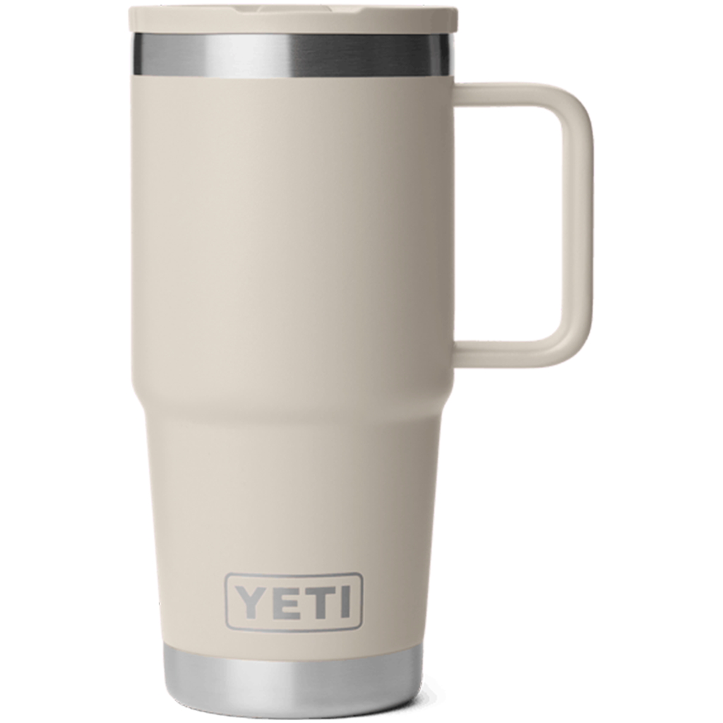 YETI Cape Taupe Rambler 20 oz Travel Straw Mug with Color-Matched Straw Lid