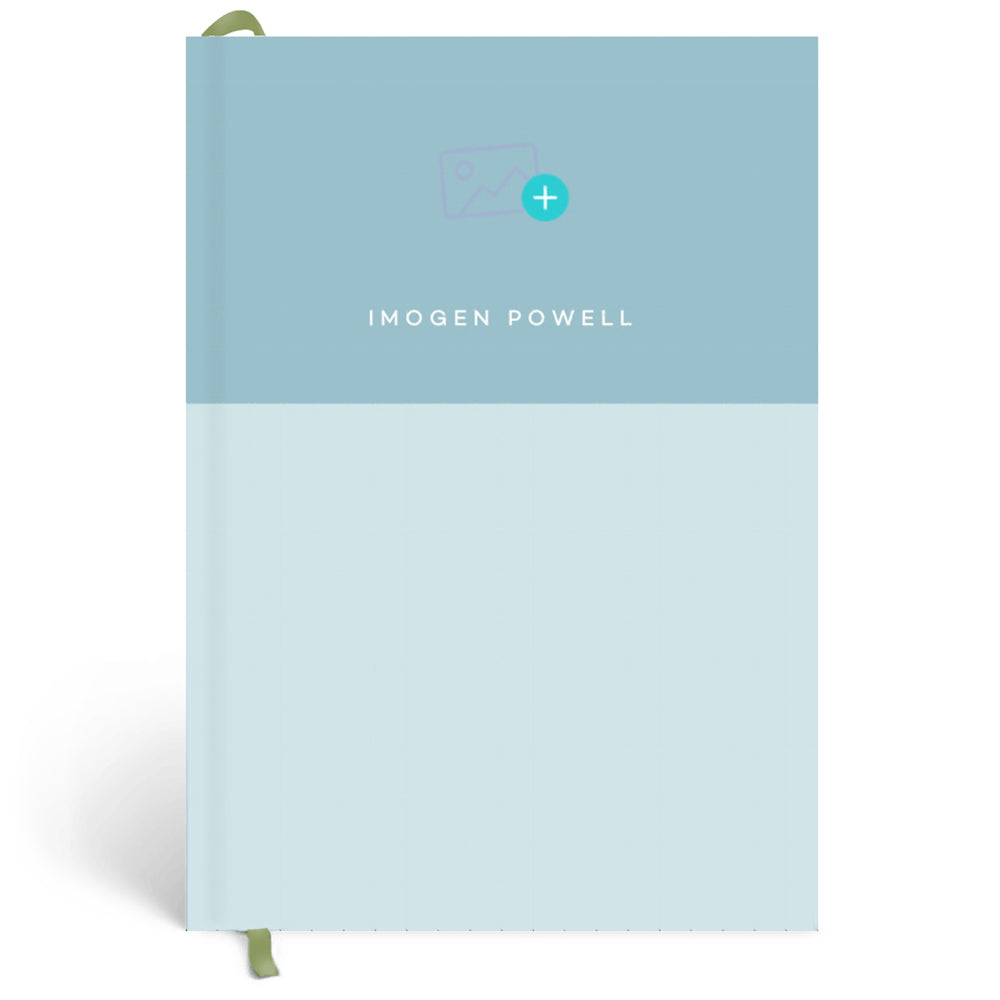 Papier Blue/Light Blue Colorblock Travel Journal