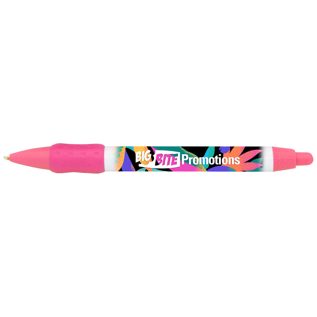 Koozie Group Pink Digital Widebody Uni-Color Grip Pen
