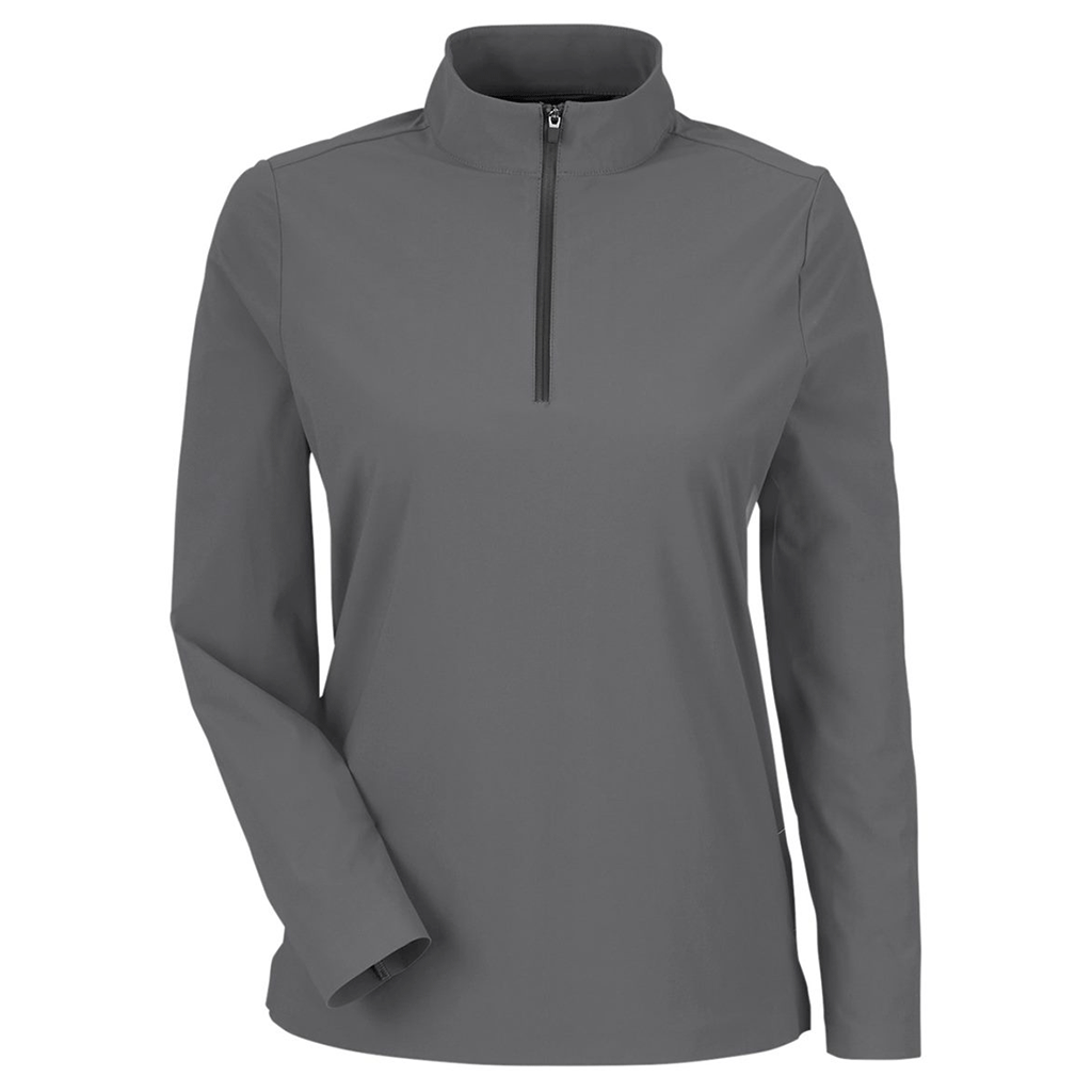 Devon & Jones Women's Graphite CrownLux Performance Windsor Welded Quarter-Zip