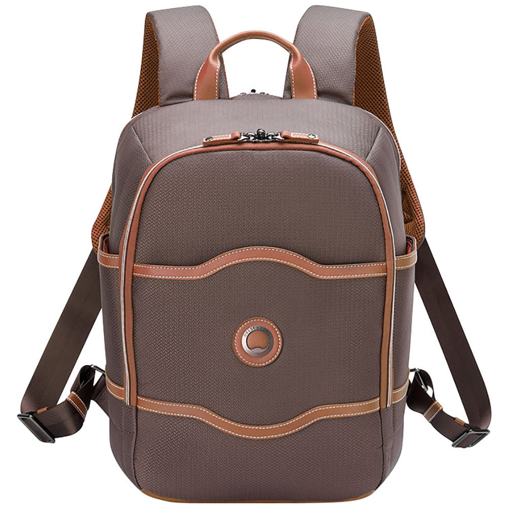Delsey Paris Brown/Tan Chatelet Air 2.0 Laptop Backpack
