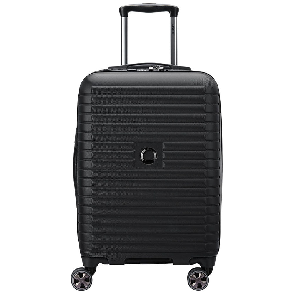 Delsey Paris Black Cruise 3.0 Carry-On Plus Expandable Spinner